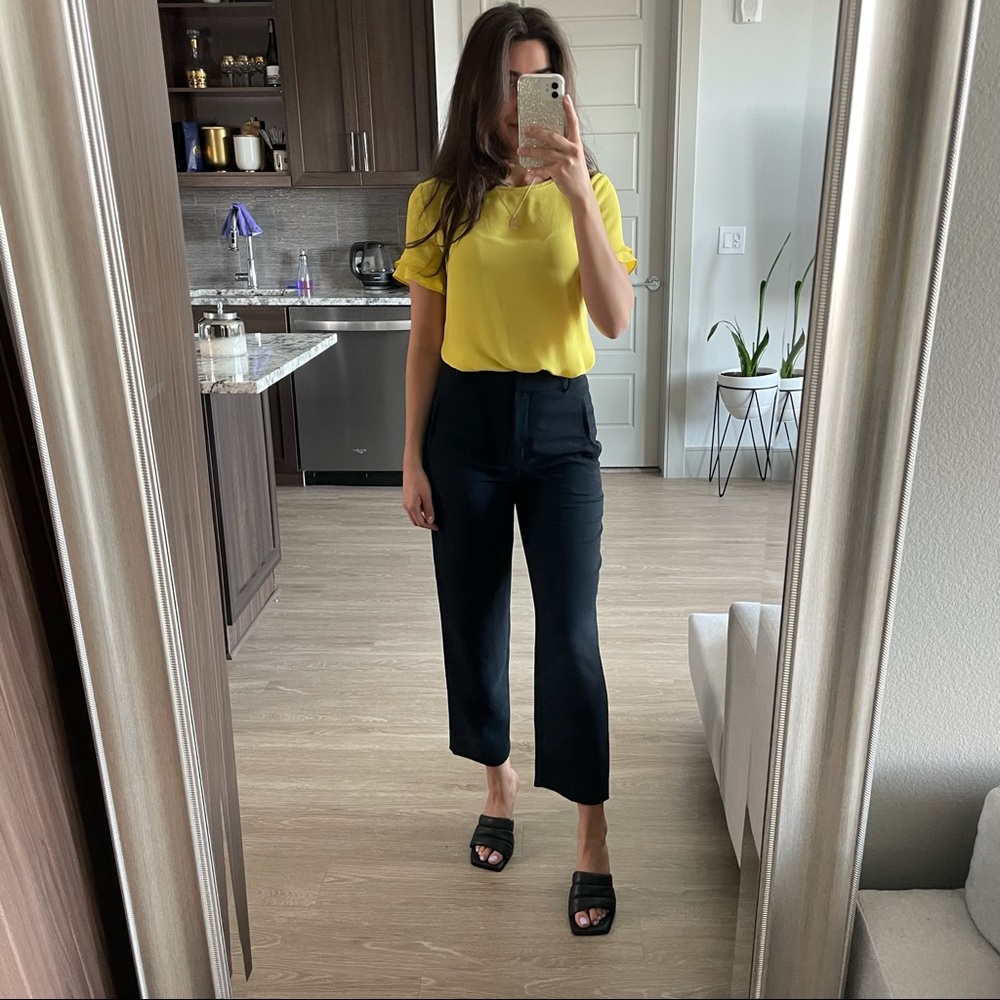 Ann Taylor Yellow Blouse